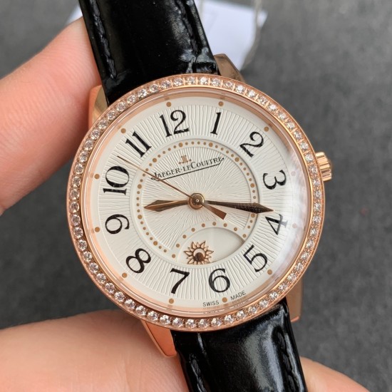 JAEGER LeCOULTRE- Rendez-Vous 34mm RG/LE White Dial ZF A898 Super Clone