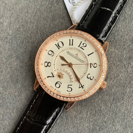 JAEGER LeCOULTRE- Rendez-Vous 34mm RG/LE White Dial ZF A898 Super Clone