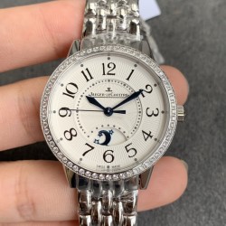 Jaeger LeCoultre - Master Ultra Thin Moonphase 34mm Diam SS/SS White ZF MY9015