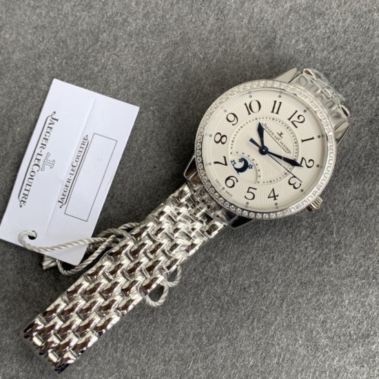 Jaeger LeCoultre - Master Ultra Thin Moonphase 34mm Diam SS/SS White ZF MY9015