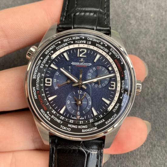 Jaeger LeCoultre - Polaris Geographic 42mm SS/LE Blue ZF MY9110