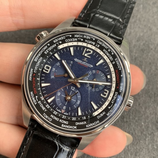 Jaeger LeCoultre - Polaris Geographic 42mm SS/LE Blue ZF MY9110