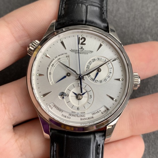 Jaeger LeCoultre - Master Control Geographic PR 39mm SS/LE White ZF MY9110 Mod