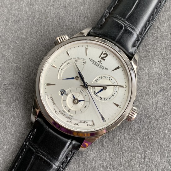 Jaeger LeCoultre - Master Control Geographic PR 39mm SS/LE White ZF MY9110 Mod