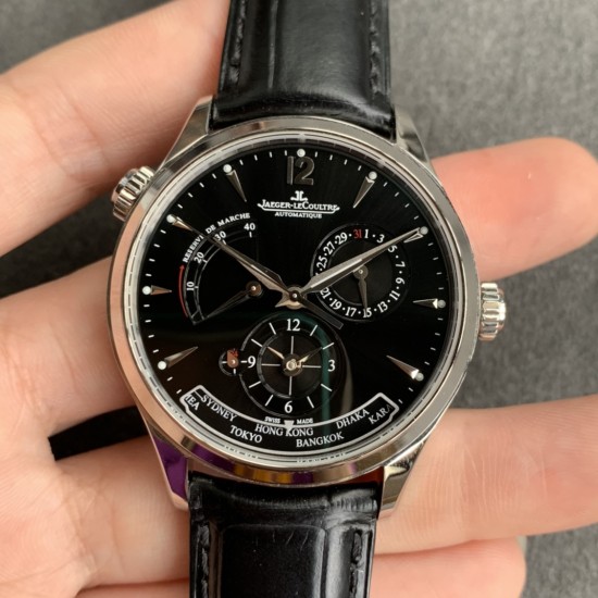 Jaeger LeCoultre - Master Control Geographic PR 39mm SS/LE Black ZF MY9110 Mod