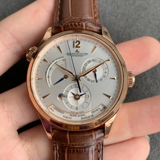 Jaeger LeCoultre - Master Control Geographic PR 39mm RG/LE White ZF MY9110 Mod