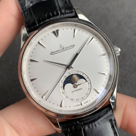 Jaeger LeCoultre - JL Master Ultra Thin Moonphase SS/LE White YLF MY9015