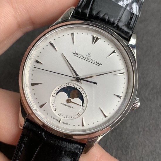 Jaeger LeCoultre - JL Master Ultra Thin Moonphase SS/LE White YLF MY9015