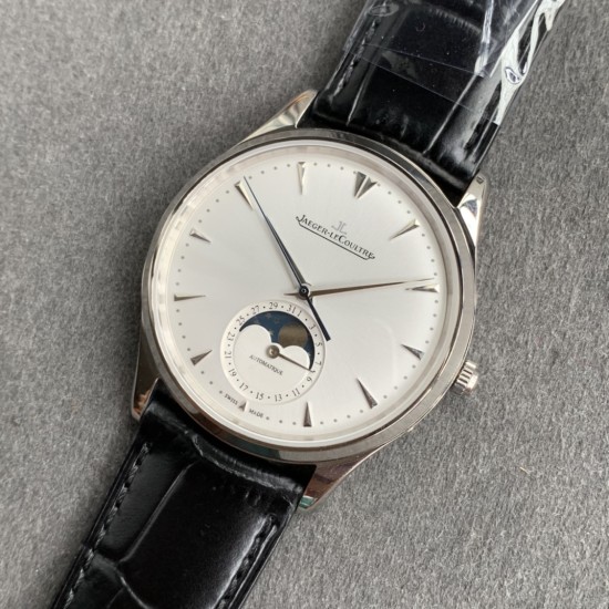 Jaeger LeCoultre - JL Master Ultra Thin Moonphase SS/LE White YLF MY9015