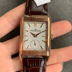 Jaeger LeCoultre - Reverso Tribute 30mm Small Seconds RG/LE Wht MGF A854A