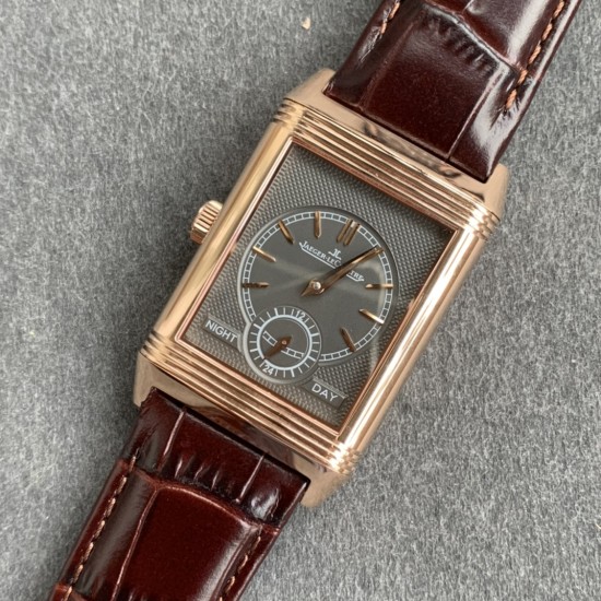 Jaeger LeCoultre - Reverso Tribute 30mm Small Seconds RG/LE Wht MGF A854A