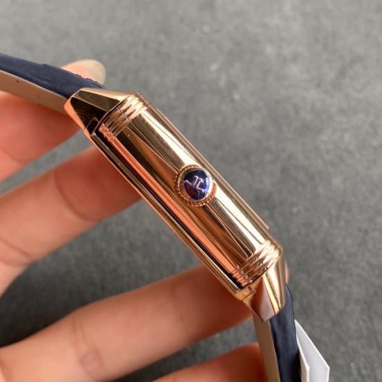 Jaeger LeCoultre - Reverso Tribute 39mm Small Seconds RG/LE Blue MGF A854A