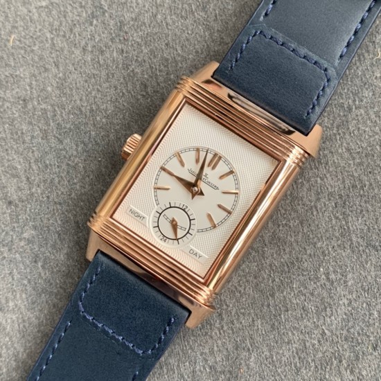 Jaeger LeCoultre - Reverso Tribute 39mm Small Seconds RG/LE Blue MGF A854A