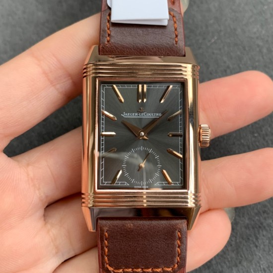 Jaeger LeCoultre - Reverso Tribute 39mm Small Seconds RG/LE Grey MGF A854A