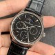 Jaeger LeCoultre - Master Ultra Thin Perpetual Calendar 39mm SS/LE Black Dial V9F A868(Gold Moonphase)
