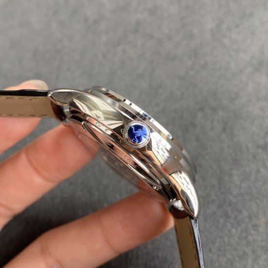 Jaeger LeCoultre - Master Ultra Thin Perpetual Calendar 39mm SS/LE Black Dial V9F A868(Gold Moonphase)