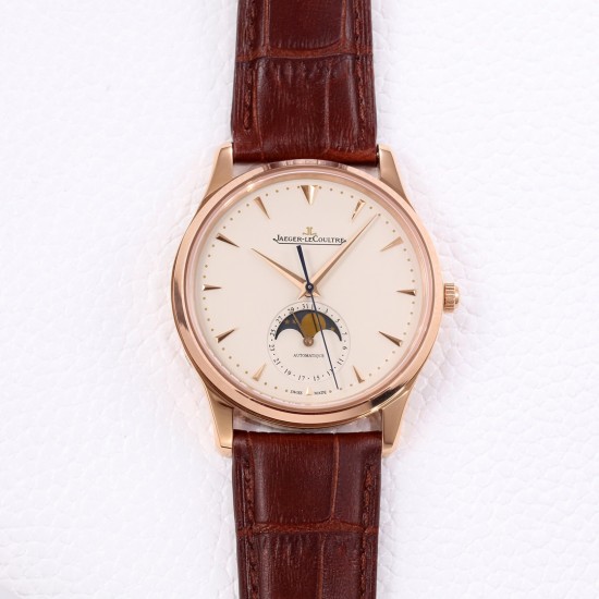 Jaeger LeCoultre - Master Ultra Thin 39mm Moonphase RG/LE White ZF A925 V2