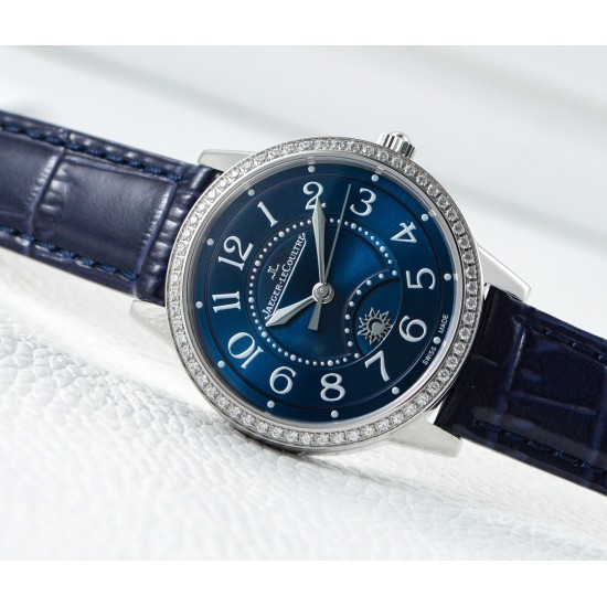 Jaeger LeCoultre - Master Ultra Thin Moonphase Ladies 34mm Diam SS/LE Blue Dial ZF 898A/1