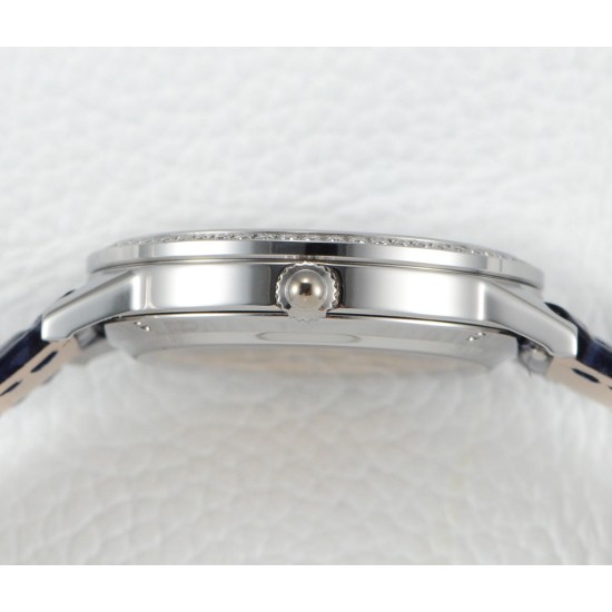 Jaeger LeCoultre - Master Ultra Thin Moonphase Ladies 34mm Diam SS/LE Blue Dial ZF 898A/1
