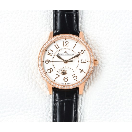 JAEGER LeCOULTRE- Rendez-Vous 34mm RG/LE White Dial ZF A898 Super Clone