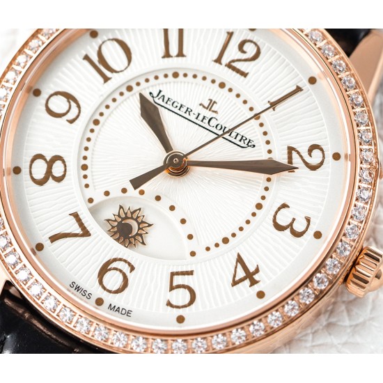 JAEGER LeCOULTRE- Rendez-Vous 34mm RG/LE White Dial ZF A898 Super Clone