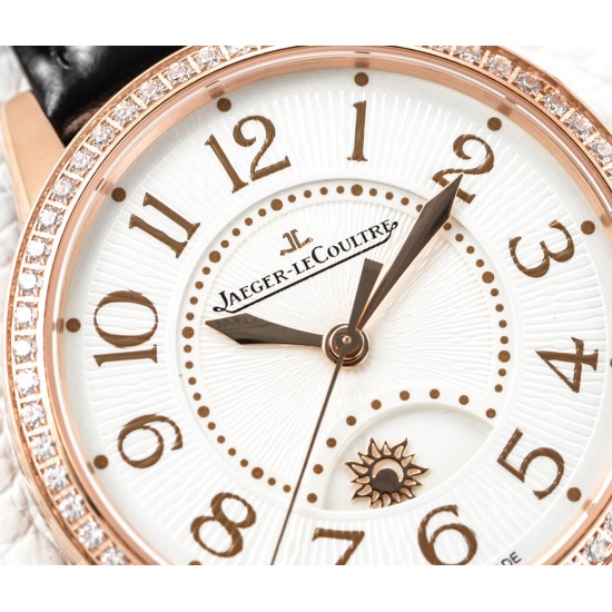 JAEGER LeCOULTRE- Rendez-Vous 34mm RG/LE White Dial ZF A898 Super Clone