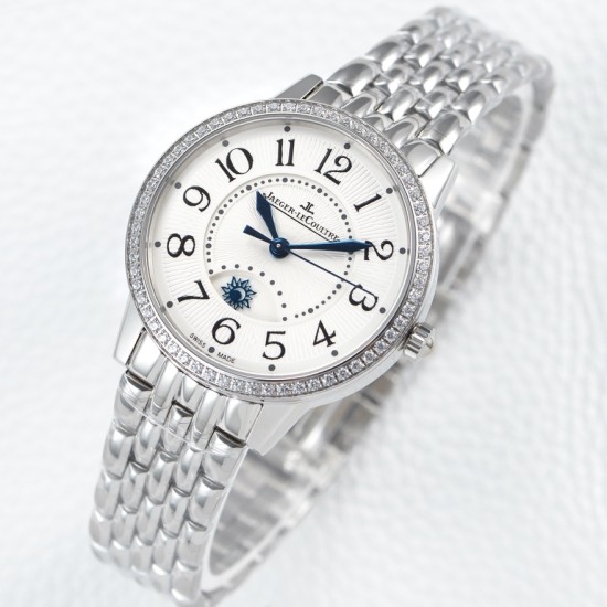 Jaeger LeCoultre - Master Ultra Thin Moonphase 34mm Diam SS/SS White ZF MY9015