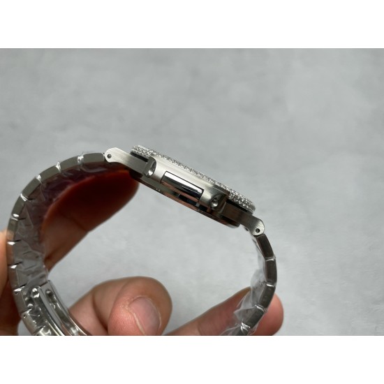 Patek Philippe - Nautilus 5711 40mm Full Diamonds SS/SS Diamonds Dial PPF A324