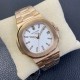 Patek Philippe - Nautilus 5711 40mm RG/RG White/Stk PPF A324