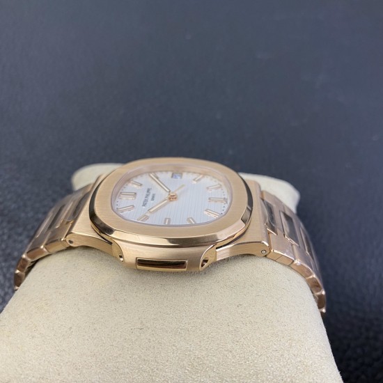 Patek Philippe - Nautilus 5711 40mm RG/RG White/Stk PPF A324