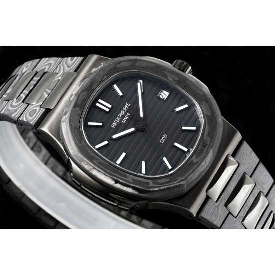 Patek Philippe - Nautilus 5711 40mm Carbon/Carbon Black Textured Dial DIWF 324SC