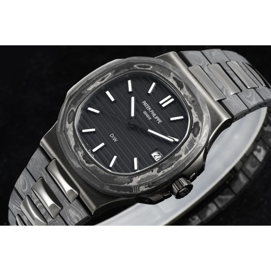 Patek Philippe - Nautilus 5711 40mm Carbon/Carbon Black Textured Dial DIWF 324SC