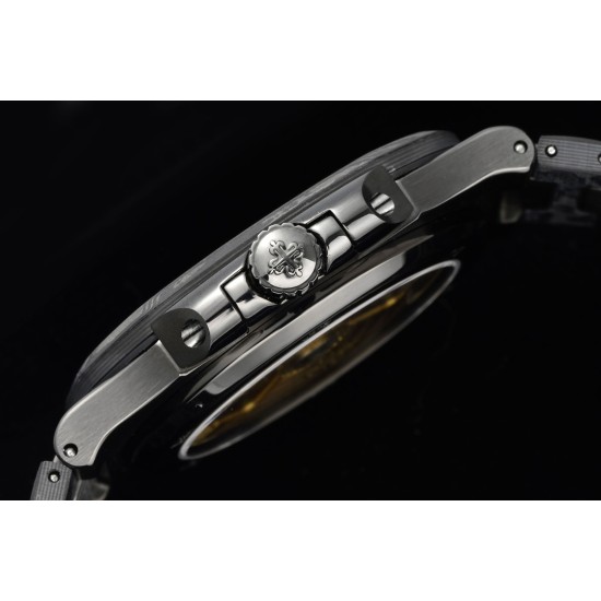 Patek Philippe - Nautilus 5711 40mm Carbon/Carbon Black Textured Dial DIWF 324SC
