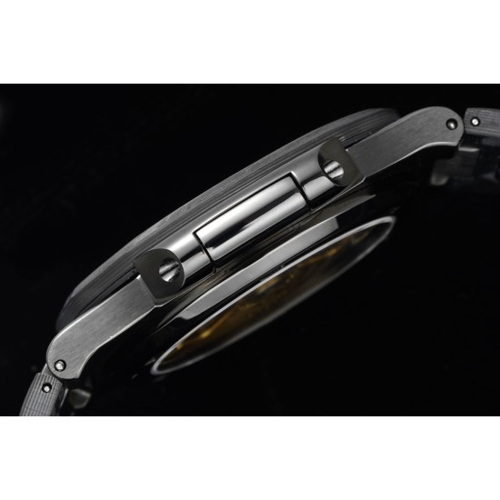 Patek Philippe - Nautilus 5711 40mm Carbon/Carbon Black Textured Dial DIWF 324SC