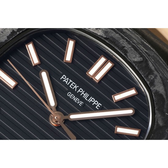 Patek Philippe - Nautilus 5711 40mm Carbon/Carbon/RG Black Textured Dial DIWF 324SC