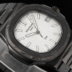 Patek Philippe - Nautilus 5711 40mm Carbon/Carbon White Dial DIWF A324