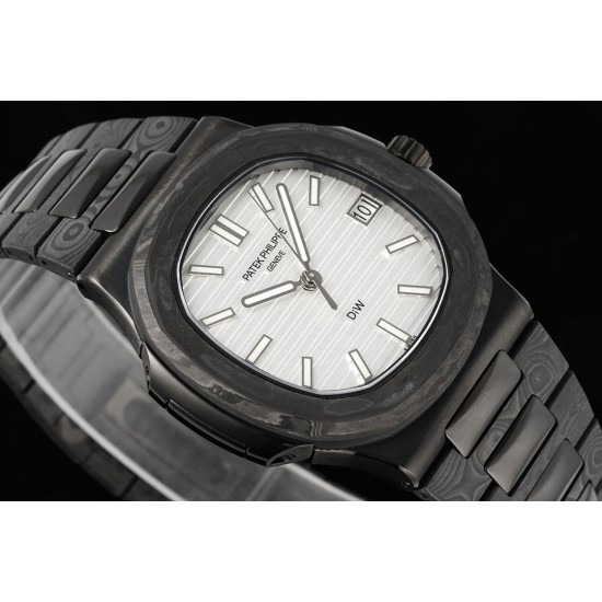 Patek Philippe - Nautilus 5711 40mm Carbon/Carbon White Dial DIWF A324