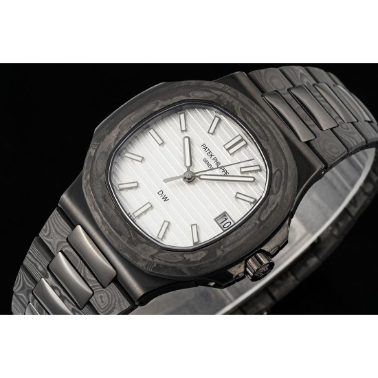 Patek Philippe - Nautilus 5711 40mm Carbon/Carbon White Dial DIWF A324