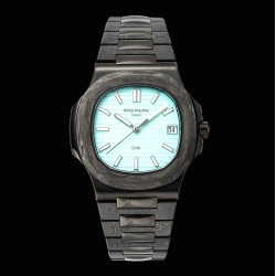 Patek Philippe - Nautilus 5711 40mm Carbon/Carbon Tiffany Blue DIWF 324SC