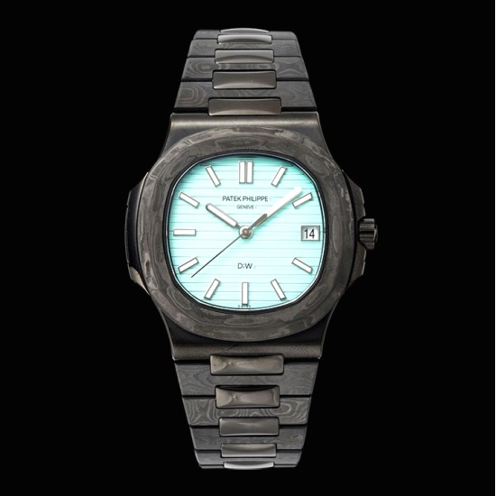 Patek Philippe - Nautilus 5711 40mm Carbon/Carbon Tiffany Blue DIWF 324SC