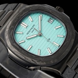 Patek Philippe - Nautilus 5711 40mm Carbon/Carbon Tiffany Blue DIWF 324SC