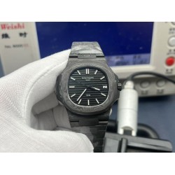 Patek Philippe - Nautilus 5711 40mm Carbon/Carbon Black Textured Dial DIWF 324SC