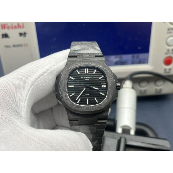 Patek Philippe - Nautilus 5711 40mm Carbon/Carbon Black Textured Dial DIWF 324SC