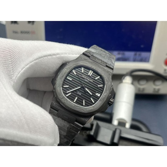 Patek Philippe - Nautilus 5711 40mm Carbon/Carbon Black Textured Dial DIWF 324SC