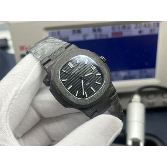 Patek Philippe - Nautilus 5711 40mm Carbon/Carbon Black Textured Dial DIWF 324SC