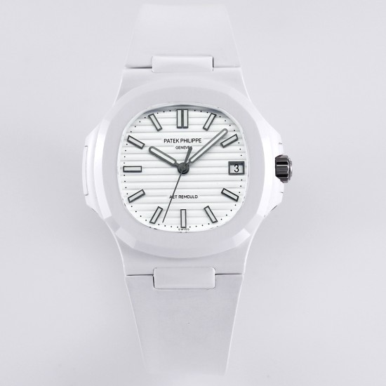 Patek Philippe - Nautilus AET 5711 40mm White Cer/RU Grey Dial AMGF MY9015