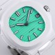 Patek Philippe - Nautilus AET 5711 40mm White Cer/RU Green Dial AMGF MY9015