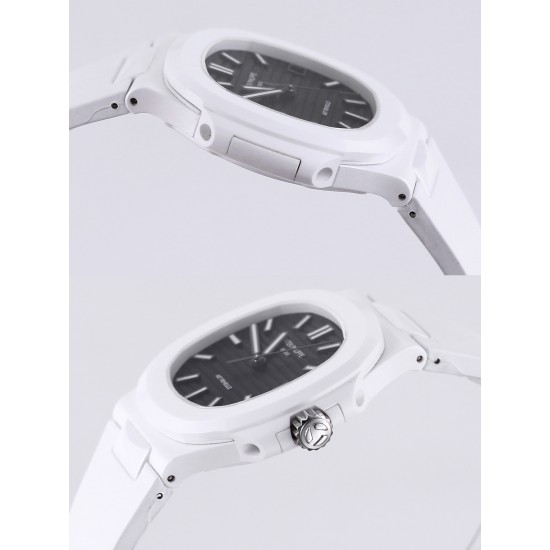 Patek Philippe - Nautilus AET 5711 40mm White Cer/RU Black Dial AMGF MY9015