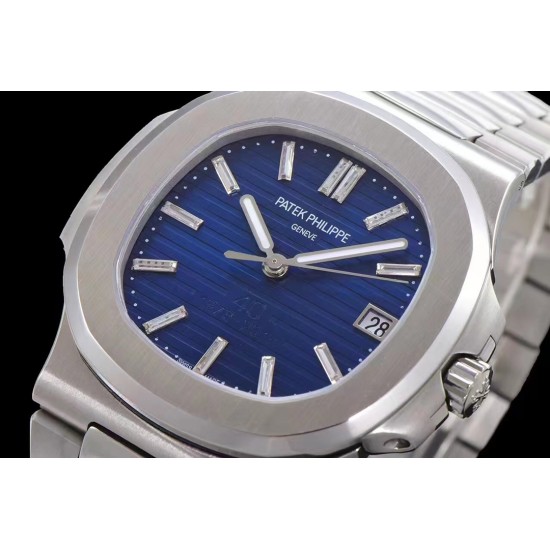 Patek Philippe - Nautilus 5711 40mm SS/SS Blue/Stick GRF MY9015 Mod