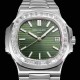 Patek Philippe - Nautilus 5711 40mm  Diamond Bezel SS/SS Green Dial 3KF A330SC